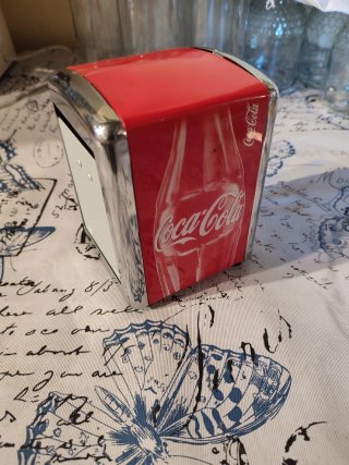 Servilletero Coca-Cola Rojo