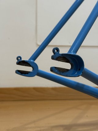 Cuadro y horquilla Surly Steamroller Azul