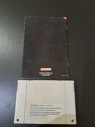 Super Mario All-Stars SNES Cartucho y Manual