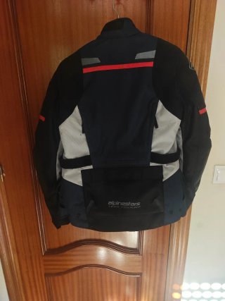 Chaqueta Moto Alpinestars Chica Negra/Gris