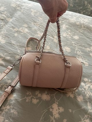 Bolso bombonera beige