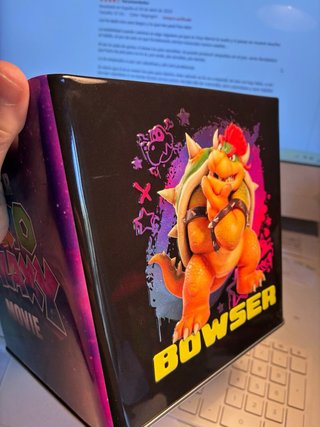 Palomitero y Vaso Super Mario Galaxy y Bowser