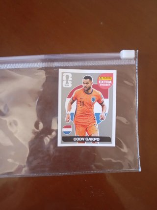 Cromos Cody Gakpo Extra sticker Gris