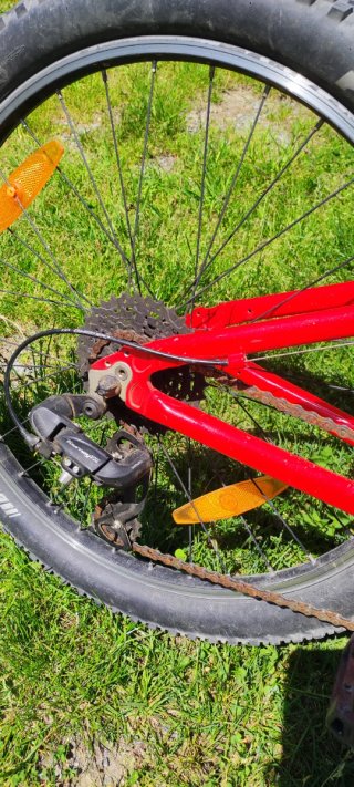 Bicicleta Scott Scale Infantil Roja