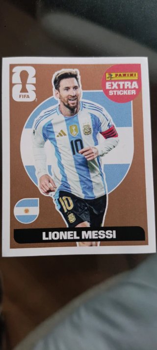 Cromo Messi Bronce Mundial 2026 Panini