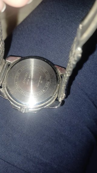 Reloj Casio Hombre Plata/Blanco falta pilas