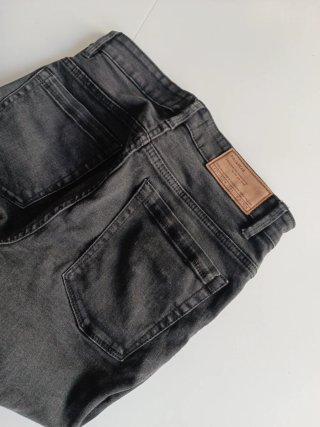 Pantalón vaquero mujer Pull&Bear negro