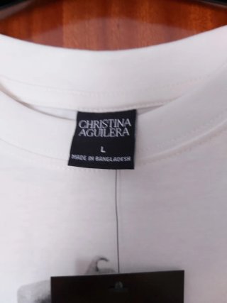 Christina Aguilera camiseta ilustracion oversize