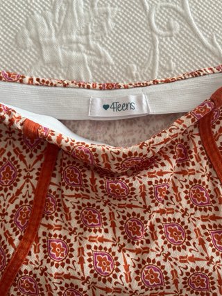 Falda larga estampada talla única