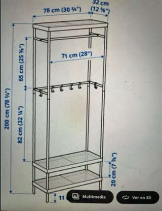 Perchero Ikea Mackapart