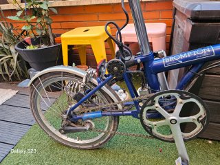 Brompton Eléctrica Azul