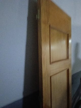 Puerta madera pino maciza 70x203