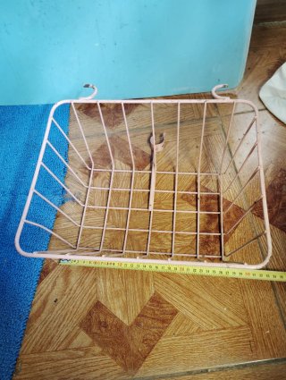Cesta Delantera Bicicleta Rosa