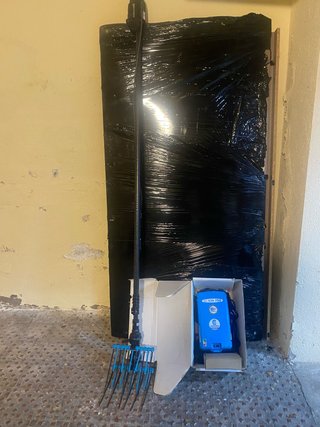 Vareadora para recoger olivas