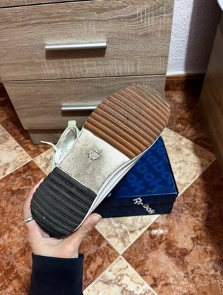 Zapatillas de lona verdes