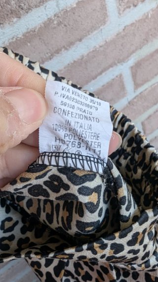 Pantalones largos estampado leopardo