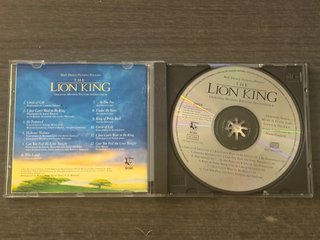 CD El Rey León Banda Sonora Original Disney 1994