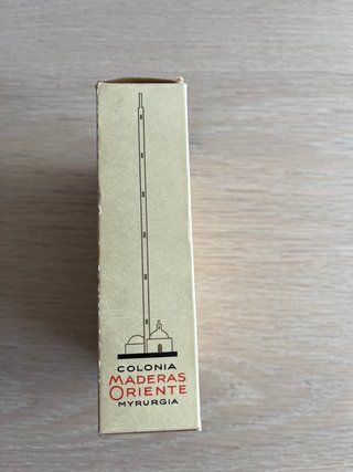 Frasco Maderas de Oriente Vintage Vacío