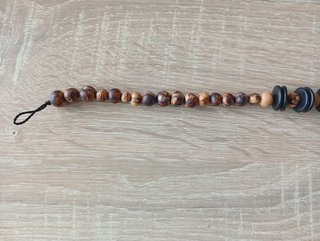 Collar artesanal madera natural 53cm