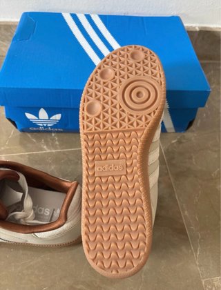 Zapatillas Adidas Samba Beige/Marrón Talla 38