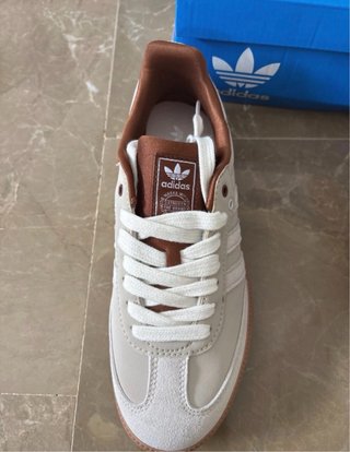 Zapatillas Adidas Samba Beige/Marrón Talla 38