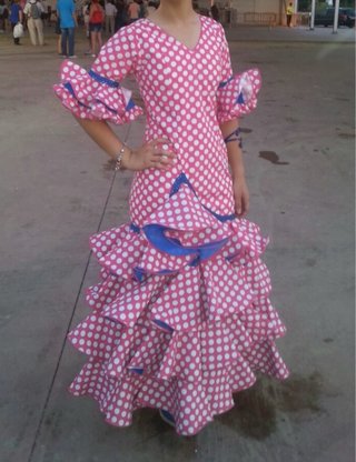 Vestido Flamenca AJUSTABLE