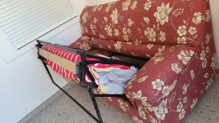 Sofá Cama Estilo Italiano Tela Estampado Floral