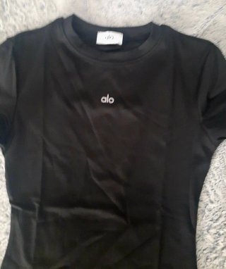 Conjunto Deportivo ALO Top + Short Negro Talla M