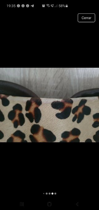 Bolso piel estampado animal print
