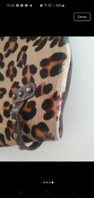 Bolso piel estampado animal print