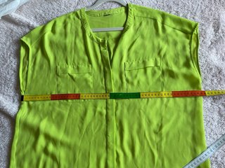 Blusa verde lima talla única