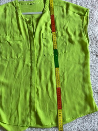 Blusa verde lima talla única