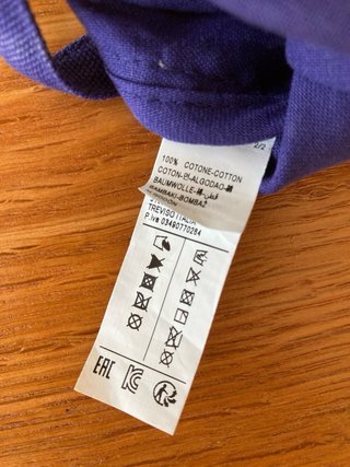Pequeño Bolso Benetton Morado correa regulable