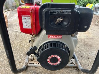 Generador Yanmar S6500 Diésel. Falta nueva batería