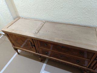 Cómoda de salón madera antigua