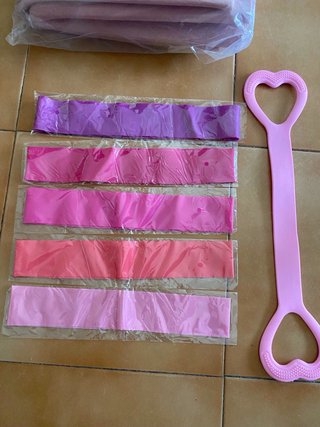 Pack Fitness Rosa: Esterilla, Pesas y Bandas