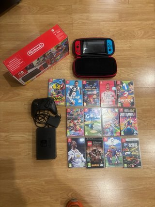 Nintendo Switch + 10 Juegos