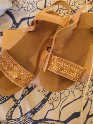 Sandalias Encor rosa, puestas una vez