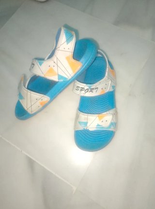 Chanclas niño SPORT azul y blanco