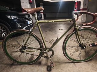 Bicicleta Fixie U.S. ARMY Verde
