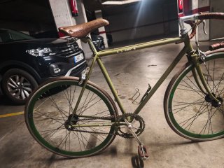 Bicicleta Fixie U.S. ARMY Verde