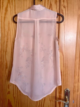 Camisa H&M sin mangas floral S