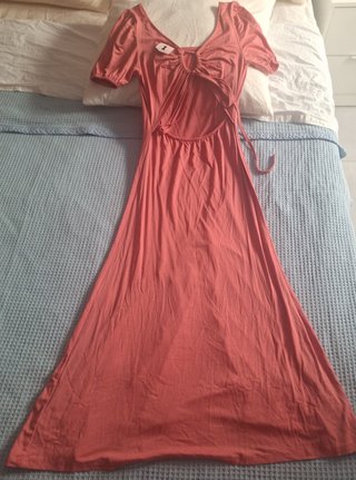 Vestido Largo Espalda Descubierta Talla Única