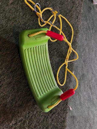 Columpio infantil verde