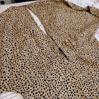 Vestido Mango Animal Print Talla XL