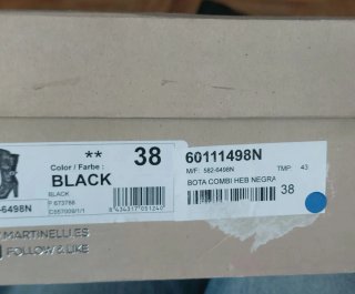 Botas de tacón negras para mujer