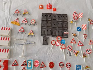 Lote señales tráfico Playmobil