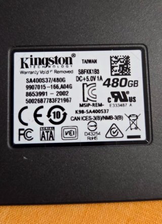 SSD Kingston 480GB