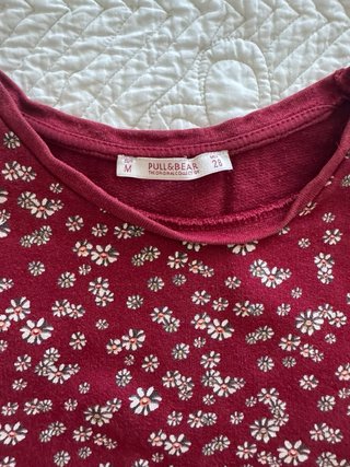 Jersey estampado floral manga larga