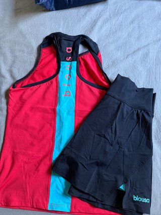 Conjunto Padel Lacoste y otras  Mujer Rosa y Verde